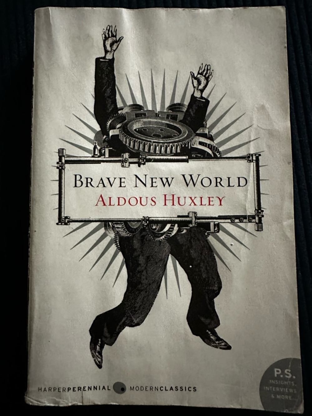 Brave New World by Aldous Huxley — Black & White Classic Cover